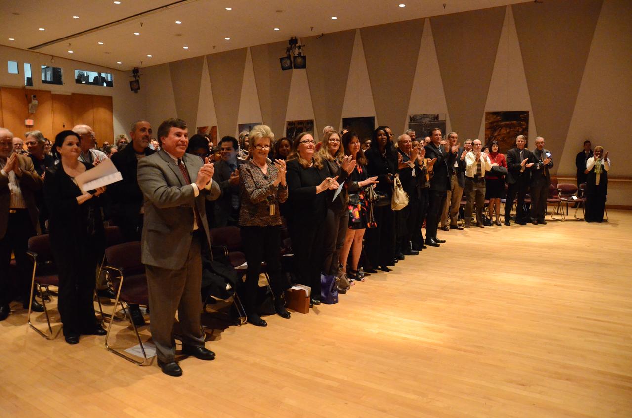 Maryland's Sen. Barbara Mikulski greeted employees at NASA's Goddard Space Flight Center in Greenbelt, Maryland, during a packed town hall meeting Jan. 6. She discussed her history with Goddard and appropriations for NASA in 2016. Read more: <a href="http://www.nasa.gov/feature/goddard/2016/maryland-sen-barbara-mikulski-visits-nasa-goddard" rel="nofollow">www.nasa.gov/feature/goddard/2016/maryland-sen-barbara-mi...</a> Credit: NASA/Goddard/Rebecca Roth <b><a href="http://www.nasa.gov/audience/formedia/features/MP_Photo_Guidelines.html" rel="nofollow">NASA image use policy.</a></b> <b><a href="http://www.nasa.gov/centers/goddard/home/index.html" rel="nofollow">NASA Goddard Space Flight Center</a></b> enables NASA’s mission through four scientific endeavors: Earth Science, Heliophysics, Solar System Exploration, and Astrophysics. Goddard plays a leading role in NASA’s accomplishments by contributing compelling scientific knowledge to advance the Agency’s mission. <b>Follow us on <a href="http://twitter.com/NASAGoddardPix" rel="nofollow">Twitter</a></b> <b>Like us on <a href="http://www.facebook.com/pages/Greenbelt-MD/NASA-Goddard/395013845897?ref=tsd" rel="nofollow">Facebook</a></b> <b>Find us on <a href="http://instagrid.me/nasagoddard/?vm=grid" rel="nofollow">Instagram</a></b>