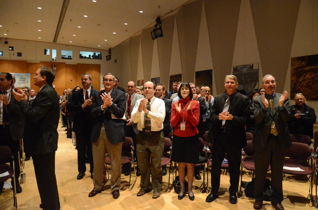 Maryland's Sen. Barbara Mikulski greeted employees at NASA's Goddard Space Flight Center in Greenbelt, Maryland, during a packed town hall meeting Jan. 6. She discussed her history with Goddard and appropriations for NASA in 2016.  Read more: <a href="http://www.nasa.gov/feature/goddard/2016/maryland-sen-barbara-mikulski-visits-nasa-goddard" rel="nofollow">www.nasa.gov/feature/goddard/2016/maryland-sen-barbara-mi...</a>  Credit: NASA/Goddard/Rebecca Roth  <b><a href="http://www.nasa.gov/audience/formedia/features/MP_Photo_Guidelines.html" rel="nofollow">NASA image use policy.</a></b>  <b><a href="http://www.nasa.gov/centers/goddard/home/index.html" rel="nofollow">NASA Goddard Space Flight Center</a></b> enables NASA’s mission through four scientific endeavors: Earth Science, Heliophysics, Solar System Exploration, and Astrophysics. Goddard plays a leading role in NASA’s accomplishments by contributing compelling scientific knowledge to advance the Agency’s mission.  <b>Follow us on <a href="http://twitter.com/NASAGoddardPix" rel="nofollow">Twitter</a></b>  <b>Like us on <a href="http://www.facebook.com/pages/Greenbelt-MD/NASA-Goddard/395013845897?ref=tsd" rel="nofollow">Facebook</a></b>  <b>Find us on <a href="http://instagrid.me/nasagoddard/?vm=grid" rel="nofollow">Instagram</a></b>   