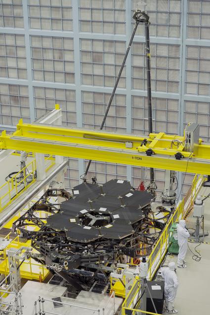 NASA image: James Webb Space Telescope Mirror Halfway Complete
