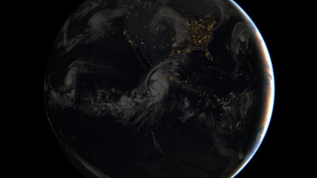 NASA image: Hurricane Patricia