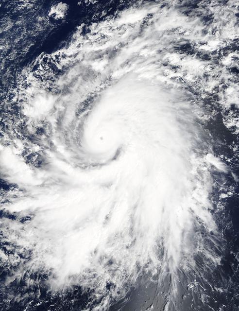 NASA image: NASA Sees Hurricane Olaf Move into Central Pacific Ocean