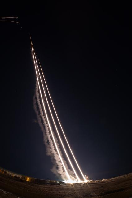 NASA image: Rockets Launched from NASA’s Wallops Flight Facility