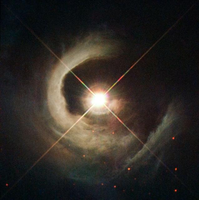 NASA image: Hubble Sees a Young Star Take Center Stage