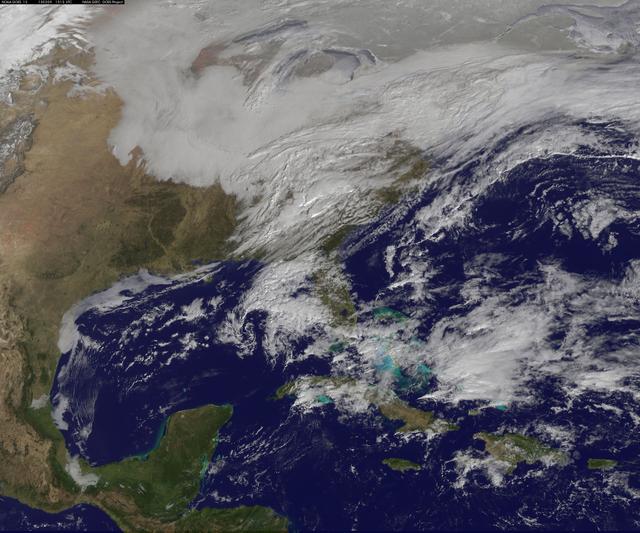 NASA image: Satellite Eyes New England Winter Storm Breaking Records