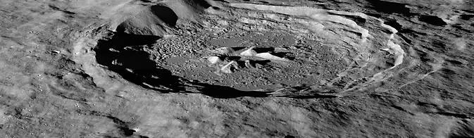 Space travel is difficult and expensive – it would cost thousands of dollars to launch a bottle of water to the moon. The recent discovery of hydrogen-bearing molecules, possibly including water, on the moon has explorers excited because these deposits could be mined if they are sufficiently abundant, sparing the considerable expense of bringing water from Earth. Lunar water could be used for drinking or its components – hydrogen and oxygen – could be used to manufacture important products on the surface that future visitors to the moon will need, like rocket fuel and breathable air.  Recent observations by NASA's Lunar Reconnaissance Orbiter (LRO) spacecraft indicate these deposits may be slightly more abundant on crater slopes in the southern hemisphere that face the lunar South Pole. &quot;There’s an average of about 23 parts-per-million-by-weight (ppmw) more hydrogen on Pole-Facing Slopes (PFS) than on Equator-Facing Slopes (EFS),&quot; said Timothy McClanahan of NASA's Goddard Space Flight Center in Greenbelt, Maryland.  This is the first time a widespread geochemical difference in hydrogen abundance between PFS and EFS on the moon has been detected. It is equal to a one-percent difference in the neutron signal detected by LRO's Lunar Exploration Neutron Detector (LEND) instrument. McClanahan is lead author of a paper about this research published online October 19 in the journal Icarus.  Read more: <a href="http://1.usa.gov/1uaa8s2" rel="nofollow">1.usa.gov/1uaa8s2</a>  Photo caption: LRO image of the moon's Hayn Crater, located just northeast of Mare Humboldtianum, dramatically illuminated by the low Sun casting long shadows across the crater floor.  Image Credit: NASA/GSFC/Arizona State University  <b><a href="http://www.nasa.gov/audience/formedia/features/MP_Photo_Guidelines.html" rel="nofollow">NASA image use policy.</a></b>  <b><a href="http://www.nasa.gov/centers/goddard/home/index.html" rel="nofollow">NASA Goddard Space Flight Center</a></b> enables NASA’s mission through four scientific endeavors: Earth Science, Heliophysics, Solar System Exploration, and Astrophysics. Goddard plays a leading role in NASA’s accomplishments by contributing compelling scientific knowledge to advance the Agency’s mission. <b>Follow us on <a href="http://twitter.com/NASAGoddardPix" rel="nofollow">Twitter</a></b> <b>Like us on <a href="http://www.facebook.com/pages/Greenbelt-MD/NASA-Goddard/395013845897?ref=tsd" rel="nofollow">Facebook</a></b> <b>Find us on <a href="http://instagram.com/nasagoddard?vm=grid" rel="nofollow">Instagram</a></b>