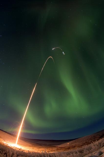 NASA image: Sounding Rocket Launches Successfully from Alaska