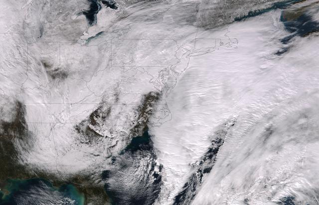 NASA image: Major Nor'easter Set to Impact Northeast U.S.