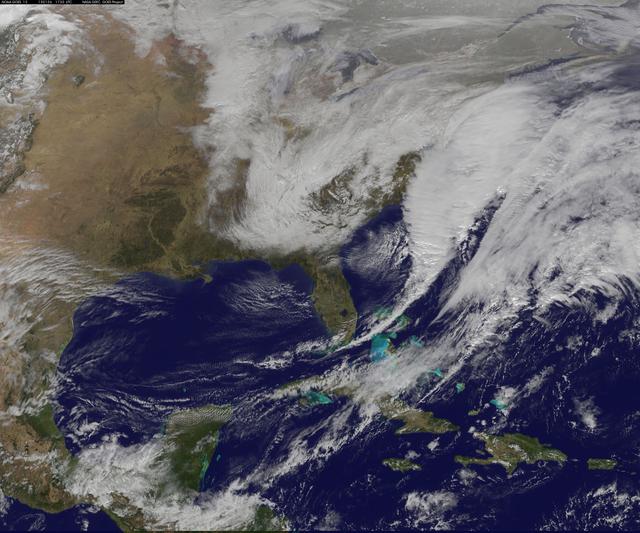 NASA image: Satellite Shows Developing U.S. Nor'easter
