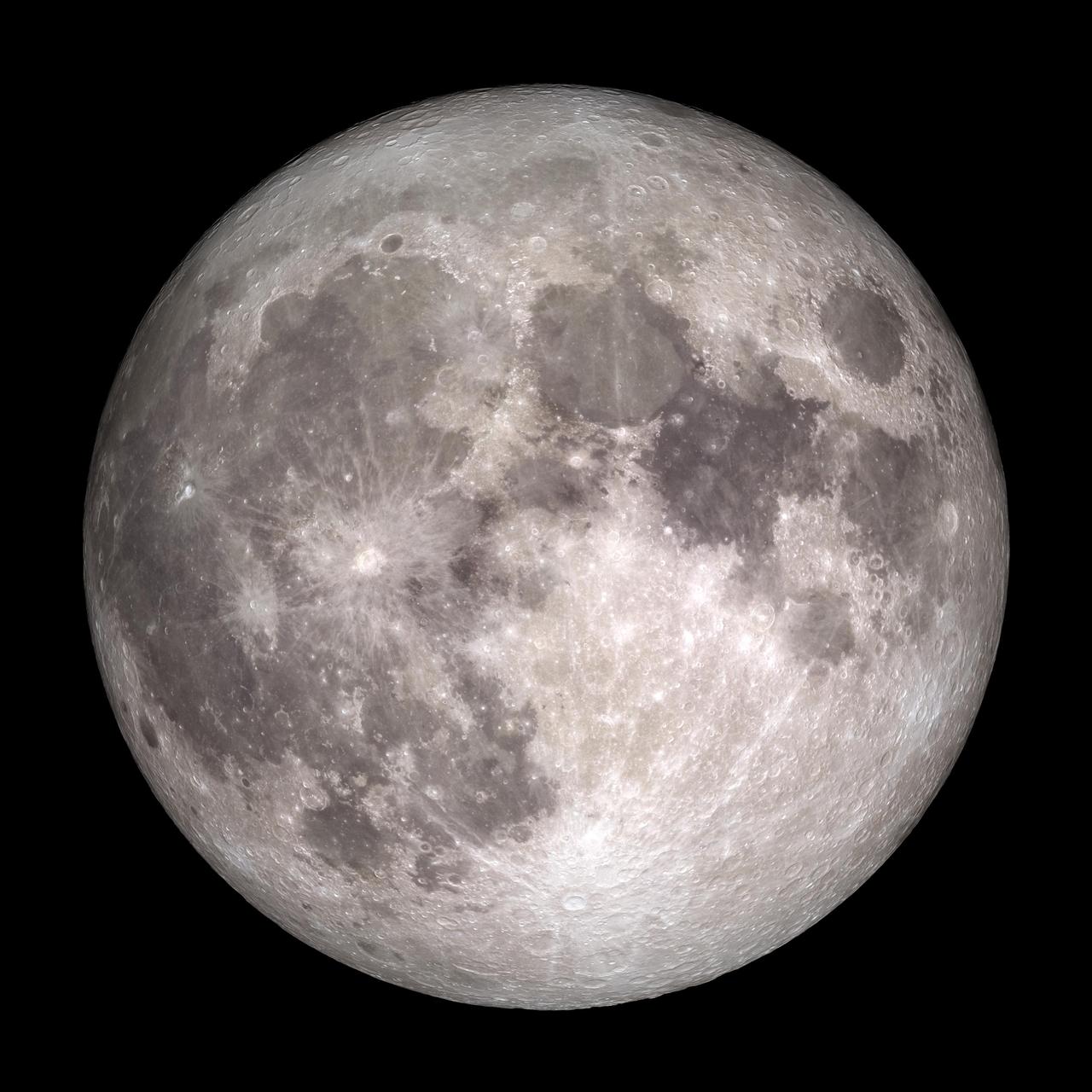 Full Moon. Rises at sunset, high in the sky around midnight. Visible all night. NASA's Lunar Reconnaissance Orbiter (LRO) has been in orbit around the Moon since the summer of 2009. Its laser altimeter (LOLA) and camera (LROC) are recording the rugged, airless lunar terrain in exceptional detail, making it possible to visualize the Moon with unprecedented fidelity. This is especially evident in the long shadows cast near the terminator, or day-night line. The pummeled, craggy landscape thrown into high relief at the terminator would be impossible to recreate in the computer without global terrain maps like those from LRO. To download, learn more about this visualization, or to see what the Moon will look like at any hour in 2015, visit <a href="http://svs.gsfc.nasa.gov/goto?4236" rel="nofollow">svs.gsfc.nasa.gov/goto?4236</a> <b><a href="http://www.nasa.gov/audience/formedia/features/MP_Photo_Guidelines.html" rel="nofollow">NASA image use policy.</a></b> <b><a href="http://www.nasa.gov/centers/goddard/home/index.html" rel="nofollow">NASA Goddard Space Flight Center</a></b> enables NASA’s mission through four scientific endeavors: Earth Science, Heliophysics, Solar System Exploration, and Astrophysics. Goddard plays a leading role in NASA’s accomplishments by contributing compelling scientific knowledge to advance the Agency’s mission. <b>Follow us on <a href="http://twitter.com/NASAGoddardPix" rel="nofollow">Twitter</a></b> <b>Like us on <a href="http://www.facebook.com/pages/Greenbelt-MD/NASA-Goddard/395013845897?ref=tsd" rel="nofollow">Facebook</a></b> <b>Find us on <a href="http://instagram.com/nasagoddard?vm=grid" rel="nofollow">Instagram</a></b>