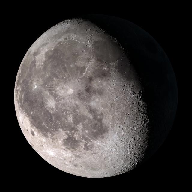 NASA image: Waning Gibbous