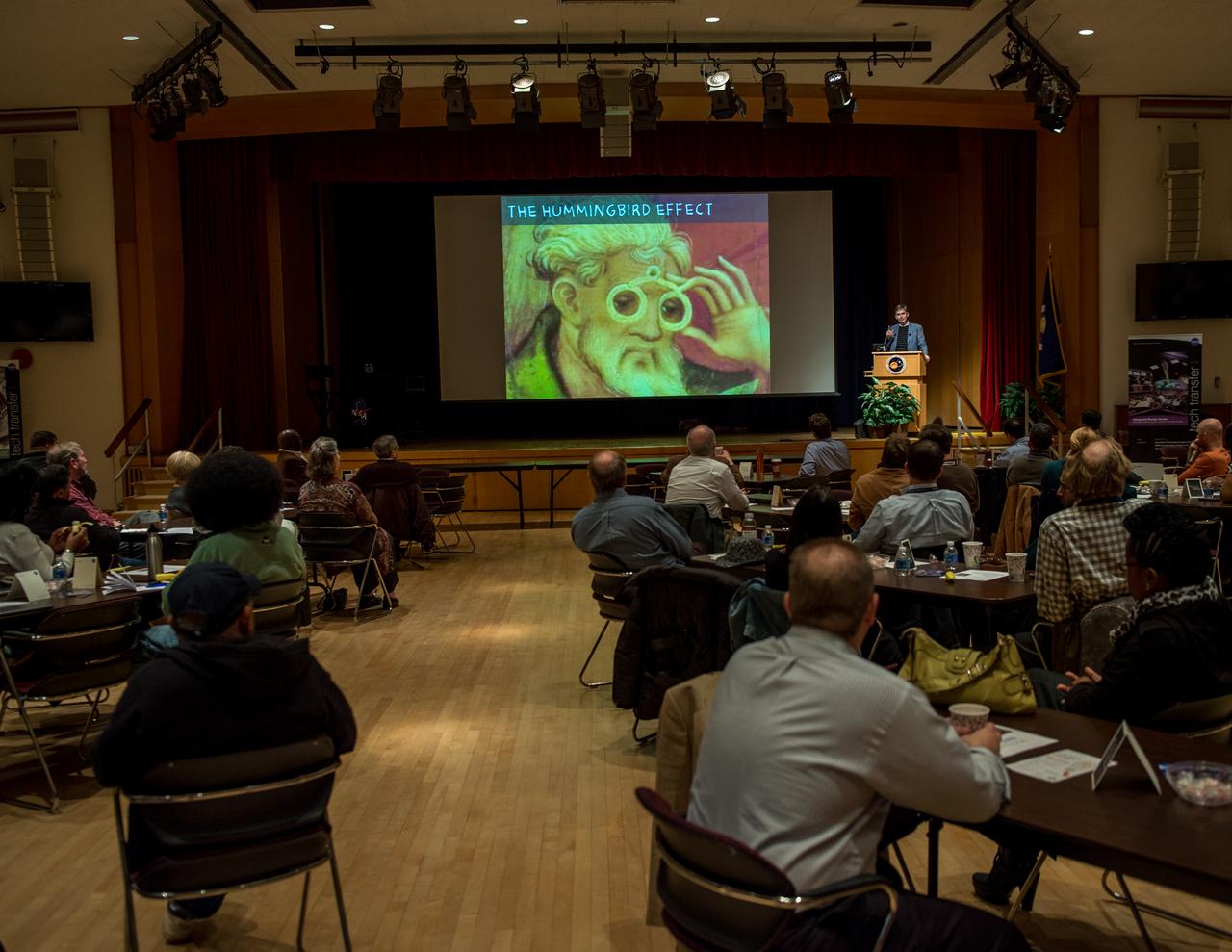 NASA's Goddard Space Flight Center welcomed Steven Johnson, author of How We Got to Now:  Six Innovations That Made the Modern World, to the Innovative Initiatives workshop on Thursday, November 13, 2014  Credit: NASA/Goddard/Bill Hrybyk  <b><a href="http://www.nasa.gov/audience/formedia/features/MP_Photo_Guidelines.html" rel="nofollow">NASA image use policy.</a></b>  <b><a href="http://www.nasa.gov/centers/goddard/home/index.html" rel="nofollow">NASA Goddard Space Flight Center</a></b> enables NASA’s mission through four scientific endeavors: Earth Science, Heliophysics, Solar System Exploration, and Astrophysics. Goddard plays a leading role in NASA’s accomplishments by contributing compelling scientific knowledge to advance the Agency’s mission. <b>Follow us on <a href="http://twitter.com/NASAGoddardPix" rel="nofollow">Twitter</a></b> <b>Like us on <a href="http://www.facebook.com/pages/Greenbelt-MD/NASA-Goddard/395013845897?ref=tsd" rel="nofollow">Facebook</a></b> <b>Find us on <a href="http://instagram.com/nasagoddard?vm=grid" rel="nofollow">Instagram</a></b> 
