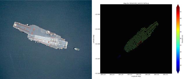 NASA image: USS Constellation