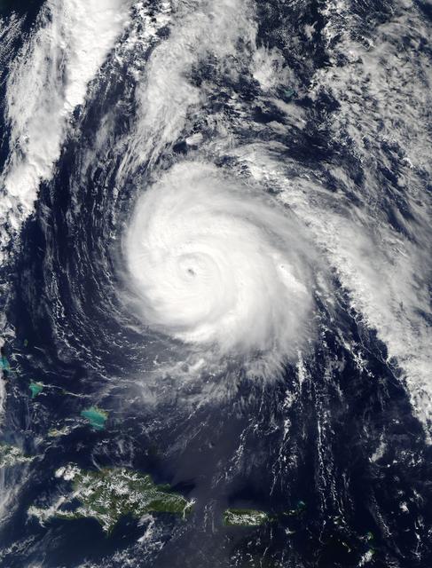 NASA image: Hurricane Gonzalo in the Atlantic Ocean