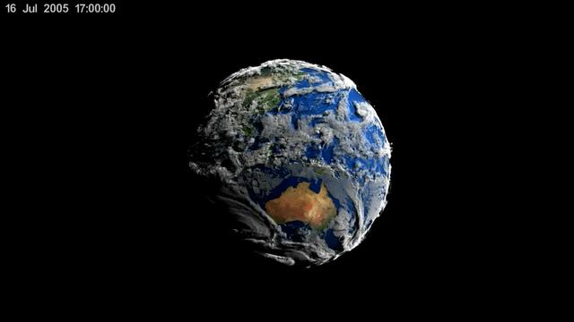 This visualization shows early test renderings of a global computational model of Earth's atmosphere based on data from NASA's Goddard Earth Observing System Model, Version 5 (GEOS-5). This particular run, called Nature Run 2, was run on a supercomputer, spanned 2 years of simulation time at 30 minute intervals, and produced Petabytes of output.   The visualization spans a little more than 7 days of simulation time which is 354 time steps. The time period was chosen because a simulated category-4 typhoon developed off the coast of China.   The 7 day period is repeated several times during the course of the visualization.  Credit: NASA's Scientific Visualization Studio  Read more or download here: <a href="http://svs.gsfc.nasa.gov/goto?4180" rel="nofollow">svs.gsfc.nasa.gov/goto?4180</a>    <b><a href="http://www.nasa.gov/audience/formedia/features/MP_Photo_Guidelines.html" rel="nofollow">NASA image use policy.</a></b>   <b><a href="http://www.nasa.gov/centers/goddard/home/index.html" rel="nofollow">NASA Goddard Space Flight Center</a></b> enables NASA’s mission through four scientific endeavors: Earth Science, Heliophysics, Solar System Exploration, and Astrophysics. Goddard plays a leading role in NASA’s accomplishments by contributing compelling scientific knowledge to advance the Agency’s mission.  <b>Follow us on <a href="http://twitter.com/NASAGoddardPix" rel="nofollow">Twitter</a></b>  <b>Like us on <a href="http://www.facebook.com/pages/Greenbelt-MD/NASA-Goddard/395013845897?ref=tsd" rel="nofollow">Facebook</a></b>  <b>Find us on <a href="http://instagram.com/nasagoddard?vm=grid" rel="nofollow">Instagram</a></b>