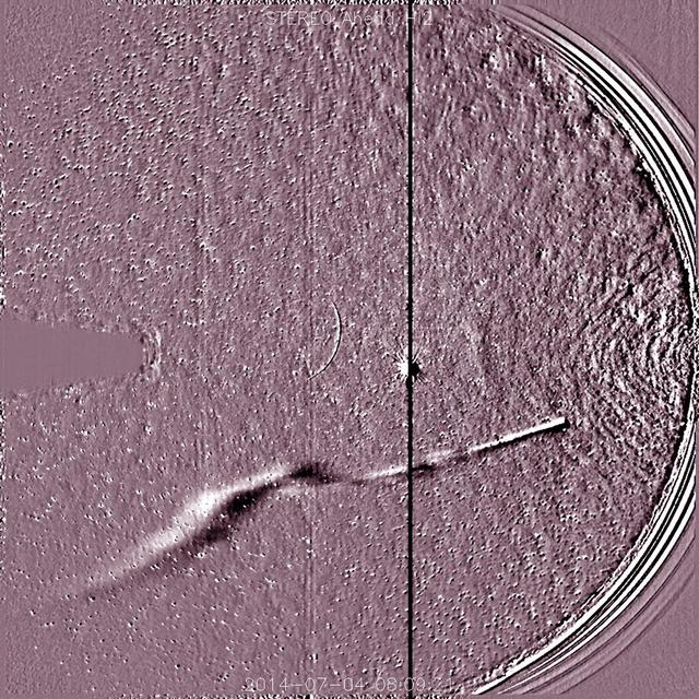 NASA image: Comet Jacques Approaches the Sun [video]