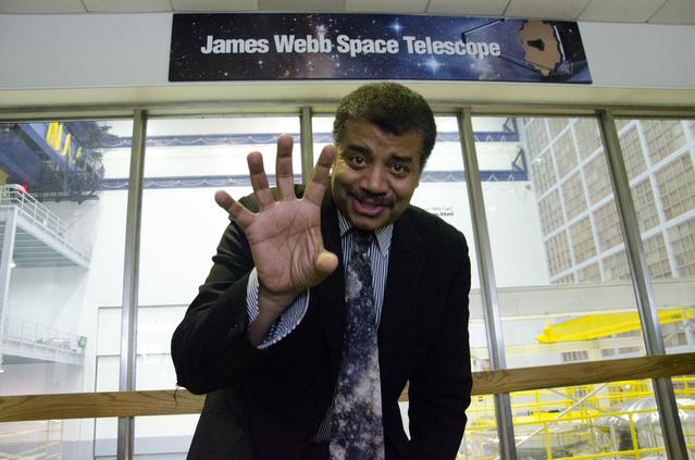 NASA image: Dr. Neil deGrasse Tyson Visits NASA Goddard