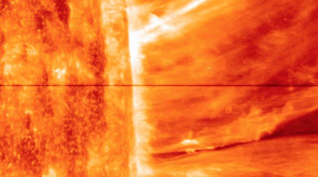 NASA image: A First for NASA's IRIS: Observing a Gigantic Eruption of Solar Material