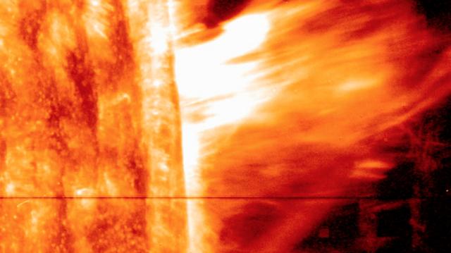 NASA image: A First for NASA's IRIS: Observing a Gigantic Eruption of Solar Material