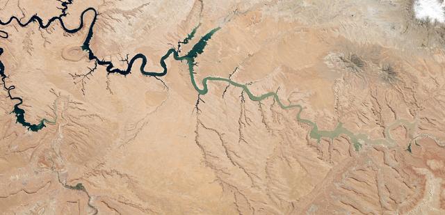 NASA image: Lake Powell Half Empty