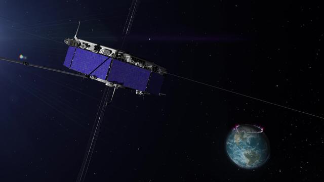 MMS Spacecraft Animation The Magnetospheric Multiscale (MMS) mission is a Solar Terrestrial Probes mission comprising four identically instrumented spacecraft that will use Earth's magnetosphere as a laboratory to study the microphysics of three fundamental plasma processes: magnetic reconnection, energetic particle acceleration, and turbulence. These processes occur in all astrophysical plasma systems but can be studied in situ only in our solar system and most efficiently only in Earth's magnetosphere, where they control the dynamics of the geospace environment and play an important role in the processes known as "space weather." Learn more about MMS at <a href="http://www.nasa.gov/mms" rel="nofollow">www.nasa.gov/mms</a> Learn more about MMS at <a href="http://www.nasa.gov/mms" rel="nofollow">www.nasa.gov/mms</a> Credit NASA/Goddard The Magnetospheric Multiscale, or MMS, will study how the sun and the Earth's magnetic fields connect and disconnect, an explosive process that can accelerate particles through space to nearly the speed of light. This process is called magnetic reconnection and can occur throughout all space. <b><a href="http://www.nasa.gov/audience/formedia/features/MP_Photo_Guidelines.html" rel="nofollow">NASA image use policy.</a></b> <b><a href="http://www.nasa.gov/centers/goddard/home/index.html" rel="nofollow">NASA Goddard Space Flight Center</a></b> enables NASA’s mission through four scientific endeavors: Earth Science, Heliophysics, Solar System Exploration, and Astrophysics. Goddard plays a leading role in NASA’s accomplishments by contributing compelling scientific knowledge to advance the Agency’s mission. <b>Follow us on <a href="http://twitter.com/NASAGoddardPix" rel="nofollow">Twitter</a></b> <b>Like us on <a href="http://www.facebook.com/pages/Greenbelt-MD/NASA-Goddard/395013845897?ref=tsd" rel="nofollow">Facebook</a></b> <b>Find us on <a href="http://instagram.com/nasagoddard?vm=grid" rel="nofollow">Instagram</a></b>