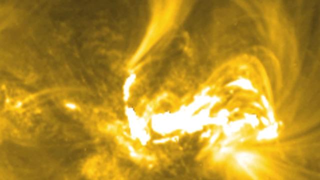 On March 29, 2014 the sun released an X-class flare. It was observed by NASA's Interface Region Imaging Spectrograph, or IRIS; NASA's Solar Dynamics Observatory, or SDO; NASA's Reuven Ramaty High Energy Solar Spectroscopic Imager, or RHESSI; the Japanese Aerospace Exploration Agency's Hinode; and the National Solar Observatory's Dunn Solar Telescope located at Sacramento Peak in New Mexico.  To have a record of such an intense flare from so many observatories is unprecedented. Such research can help scientists better understand what catalyst sets off these large explosions on the sun. Perhaps we may even some day be able to predict their onset and forewarn of the radio blackouts solar flares can cause near Earth - blackouts that can interfere with airplane, ship and military communications.   Read more: <a href="http://1.usa.gov/1kMDQbO" rel="nofollow">1.usa.gov/1kMDQbO</a>  Join our Google+ Hangout on May 8 at 2:30pm EST: <a href="http://go.nasa.gov/1mwbBEZ" rel="nofollow">go.nasa.gov/1mwbBEZ</a>  Credit: NASA Goddard  <b><a href="http://www.nasa.gov/audience/formedia/features/MP_Photo_Guidelines.html" rel="nofollow">NASA image use policy.</a></b>  <b><a href="http://www.nasa.gov/centers/goddard/home/index.html" rel="nofollow">NASA Goddard Space Flight Center</a></b> enables NASA’s mission through four scientific endeavors: Earth Science, Heliophysics, Solar System Exploration, and Astrophysics. Goddard plays a leading role in NASA’s accomplishments by contributing compelling scientific knowledge to advance the Agency’s mission.  <b>Follow us on <a href="http://twitter.com/NASAGoddardPix" rel="nofollow">Twitter</a></b>  <b>Like us on <a href="http://www.facebook.com/pages/Greenbelt-MD/NASA-Goddard/395013845897?ref=tsd" rel="nofollow">Facebook</a></b>  <b>Find us on <a href="http://instagram.com/nasagoddard?vm=grid" rel="nofollow">Instagram</a></b>