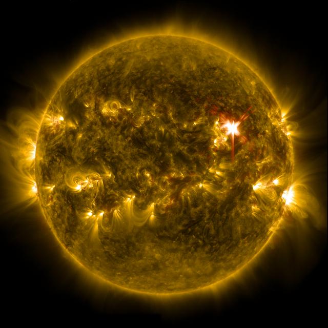 NASA image: X-class Solar Flare on March 29, 2014