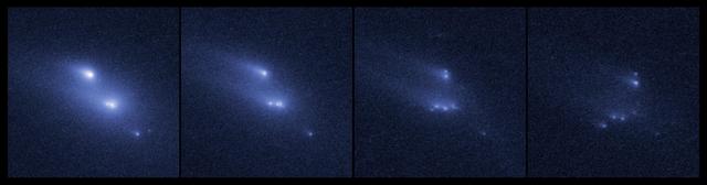 NASA image: Hubble Witnesses an Asteroid Mysteriously Disintegrating