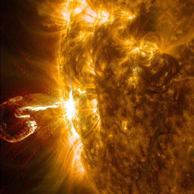 NASA image: X4 Flare was no Shrimp