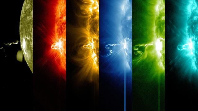 NASA's SDO Shows Images of Significant Solar Flare