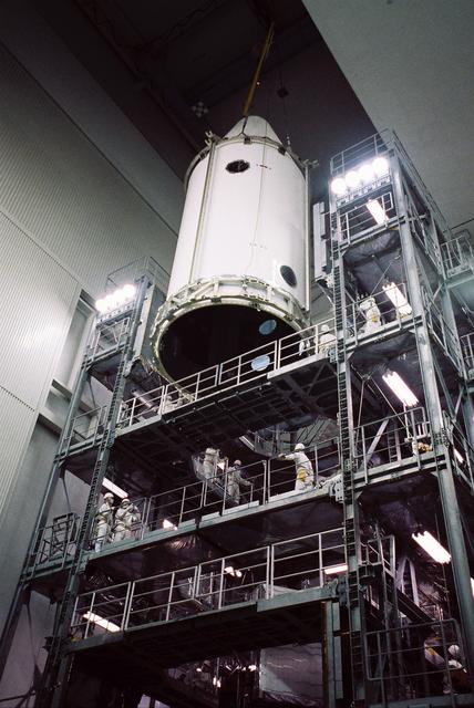 NASA image: GPM Encapsulation Complete