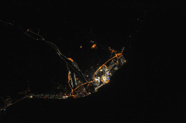 NASA image: Night View of Sochi During Olympics
