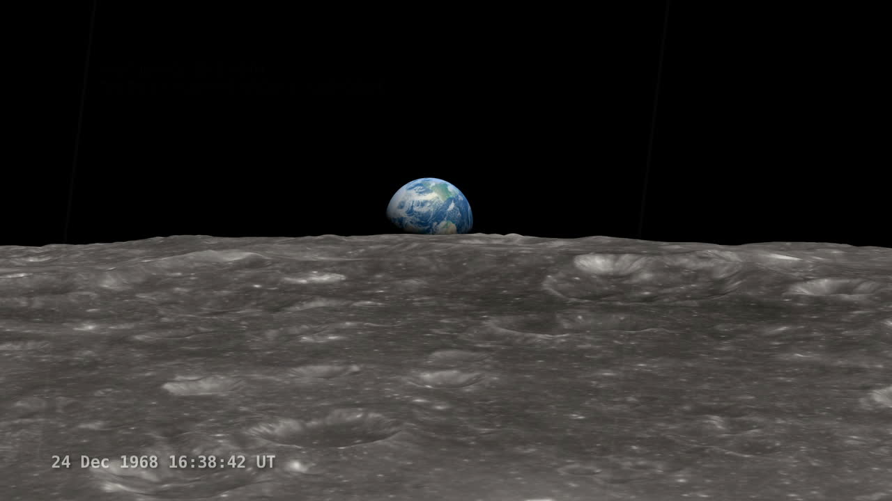 On Christmas Eve in 1968, William Anders turned his camera toward Earth and captured the legendary Earthrise photo.