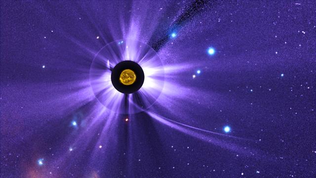 NASA image: Comet ISON Swoops Around the Sun