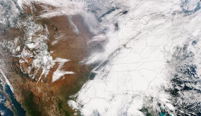 NASA image: Satellite Shows Difficult Eastern U.S. Thanksgiving Travel