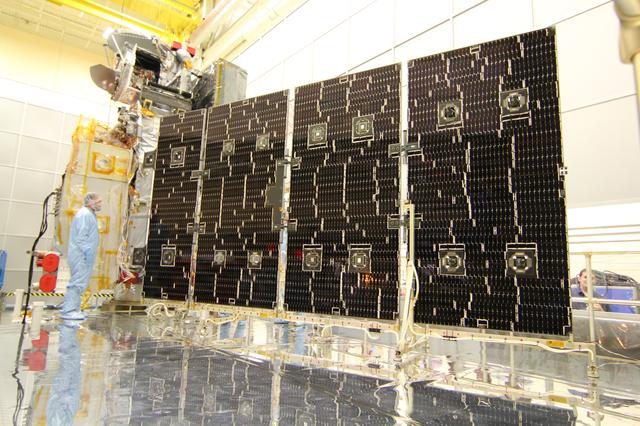 Deployment of GPM Solar Array