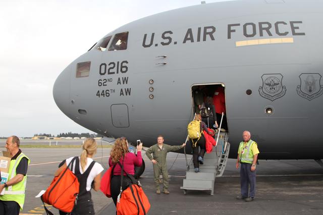 NASA image: C-17 boarding