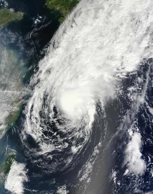NASA image: Tropical Storm Toraji Approaching Japan