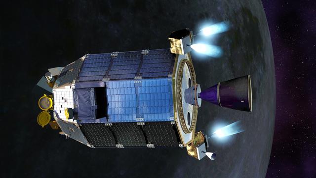 NASA image: LADEE Fires Thrusters Artist's Concept