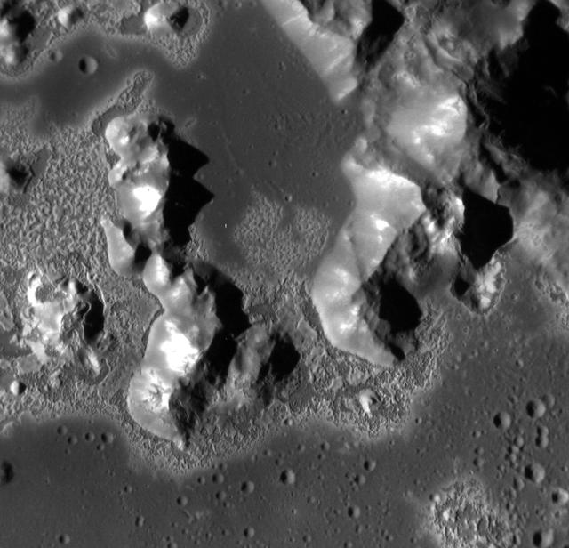 NASA image: Sublimation Formation on Mercury