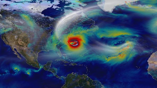 NASA image: Tracking a Superstorm
