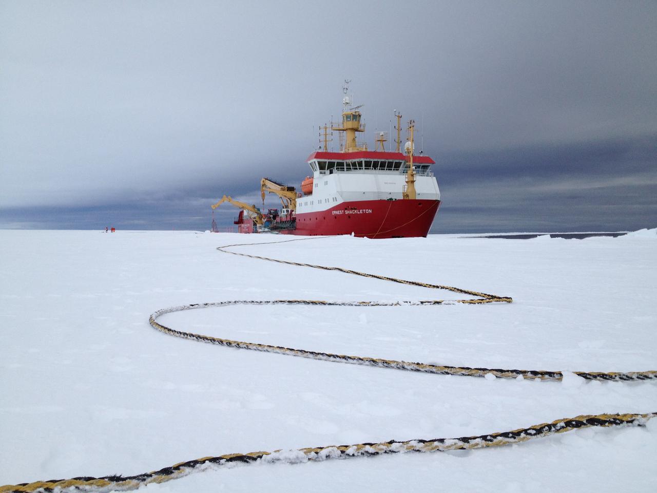 Arrival of the RRS Ernest Shackleton near Halley Research Station in Antarctica. The Shackleton is the regular resupply ship for the station and it also brought in some of the BARREL team scientists. The long tether is for the ship’s mooring. Credit: NASA --- In Antarctica in January, 2013 – the summer at the South Pole – scientists launched 20 balloons up into the air to study an enduring mystery of space weather: when the giant radiation belts surrounding Earth lose material, where do the extra particles actually go? The mission is called BARREL (Balloon Array for Radiation belt Relativistic Electron Losses) and it is led by physicist Robyn Millan of Dartmouth College in Hanover, NH. Millan provided photographs from the team’s time in Antarctica. The team launched a balloon every day or two into the circumpolar winds that circulate around the pole. Each balloon floated for anywhere from 3 to 40 days, measuring X-rays produced by fast-moving electrons high up in the atmosphere. BARREL works hand in hand with another NASA mission called the Van Allen Probes, which travels through the Van Allen radiation belts surrounding Earth. The belts wax and wane over time in response to incoming energy and material from the sun, sometimes intensifying the radiation through which satellites must travel. Scientists wish to understand this process better, and even provide forecasts of this space weather, in order to protect our spacecraft. As the Van Allen Probes were observing what was happening in the belts, BARREL tracked electrons that precipitated out of the belts and hurtled down Earth’s magnetic field lines toward the poles. By comparing data, scientists will be able to track how what’s happening in the belts correlates to the loss of particles – information that can help us understand this mysterious, dynamic region that can impact spacecraft. Having launched balloons in early 2013, the team is back at home building the next set of payloads. They will launch 20 more balloons in 2014. <b><a href="http://www.nasa.gov/audience/formedia/features/MP_Photo_Guidelines.html" rel="nofollow">NASA image use policy.</a></b> <b><a href="http://www.nasa.gov/centers/goddard/home/index.html" rel="nofollow">NASA Goddard Space Flight Center</a></b> enables NASA’s mission through four scientific endeavors: Earth Science, Heliophysics, Solar System Exploration, and Astrophysics. Goddard plays a leading role in NASA’s accomplishments by contributing compelling scientific knowledge to advance the Agency’s mission. <b>Follow us on <a href="http://twitter.com/NASA_GoddardPix" rel="nofollow">Twitter</a></b> <b>Like us on <a href="http://www.facebook.com/pages/Greenbelt-MD/NASA-Goddard/395013845897?ref=tsd" rel="nofollow">Facebook</a></b> <b>Find us on <a href="http://instagram.com/nasagoddard?vm=grid" rel="nofollow">Instagram</a></b>