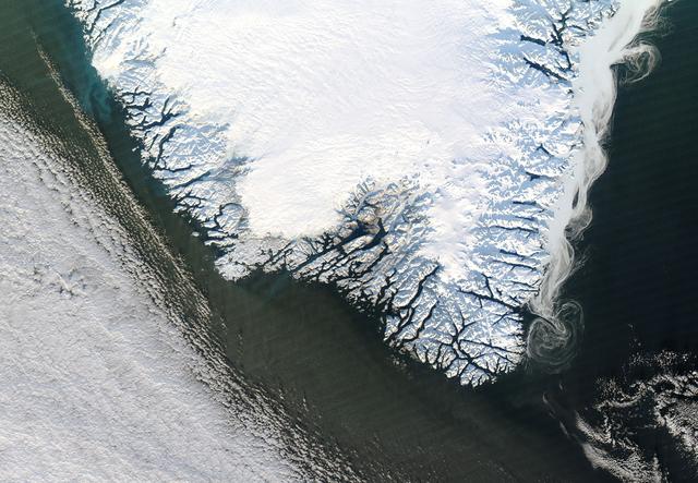 NASA image: Southern Greenland
