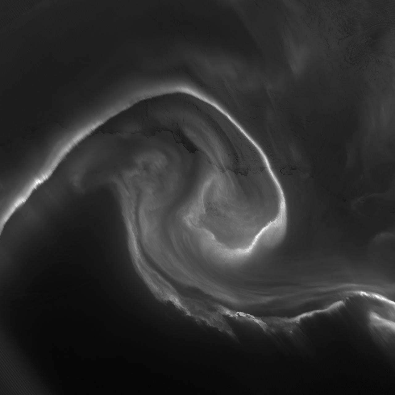 NASA acquired July 15, 2012   On July 15, 2012, the Visible Infrared Imaging Radiometer Suite (VIIRS) on the Suomi NPP satellite captured this nighttime view of the aurora australis, or “southern lights,” over Antartica’s Queen Maud Land and the Princess Ragnhild Coast.  The image was captured by the VIIRS “day-night band,” which detects light in a range of wavelengths from green to near-infrared and uses filtering techniques to observe signals such as city lights, auroras, wildfires, and reflected moonlight. In the case of the image above, the sensor detected the visible auroral light emissions as energetic particles rained down from Earth’s magnetosphere and into the gases of the upper atmosphere. The slightly jagged appearance of the auroral lines is a function of the rapid dance of the energetic particles at the same time that the satellite is moving and the VIIRS sensor is scanning.  The yellow box in the top image depicts the area shown in the lower close-up image. Light from the aurora was bright enough to illuminate the ice edge between the ice shelf and the Southern Ocean. At the time, Antarctica was locked in midwinter darkness and the Moon was a waning crescent that provided little light.  NASA Earth Observatory image by Jesse Allen and Robert Simmon, using VIIRS Day-Night Band data from the Suomi National Polar-orbiting Partnership. Suomi NPP is the result of a partnership between NASA, the National Oceanic and Atmospheric Administration, and the Department of Defense. Caption by Mike Carlowicz.  Instrument: Suomi NPP - VIIRS   Credit: <b><a href="http://www.earthobservatory.nasa.gov/" rel="nofollow"> NASA Earth Observatory</a></b>  <b>Click here to view all of the <a href="http://earthobservatory.nasa.gov/Features/NightLights/" rel="nofollow"> Earth at Night 2012 images </a></b>  <b>Click here to <a href="http://earthobservatory.nasa.gov/NaturalHazards/view.php?id=79750" rel="nofollow"> read more </a> about this image </b>   <b><a href="http://www.nasa.gov/audience/formedia/features/MP_Photo_Guidelines.html" rel="nofollow">NASA image use policy.</a></b>  <b><a href="http://www.nasa.gov/centers/goddard/home/index.html" rel="nofollow">NASA Goddard Space Flight Center</a></b> enables NASA’s mission through four scientific endeavors: Earth Science, Heliophysics, Solar System Exploration, and Astrophysics. Goddard plays a leading role in NASA’s accomplishments by contributing compelling scientific knowledge to advance the Agency’s mission.  <b>Follow us on <a href="http://twitter.com/NASA_GoddardPix" rel="nofollow">Twitter</a></b>  <b>Like us on <a href="http://www.facebook.com/pages/Greenbelt-MD/NASA-Goddard/395013845897?ref=tsd" rel="nofollow">Facebook</a></b>  <b>Find us on <a href="http://instagram.com/nasagoddard?vm=grid" rel="nofollow">Instagram</a></b>