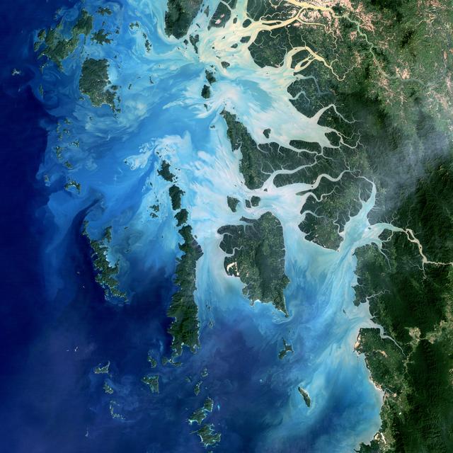 NASA image: Mergui Archipelago