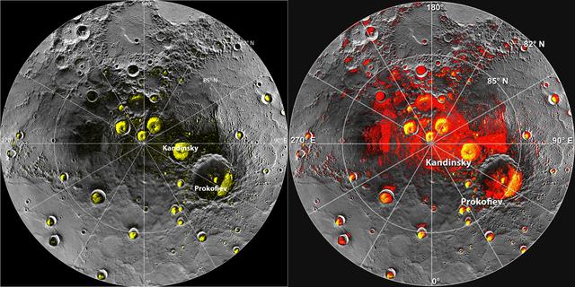 NASA's MESSENGER Finds New Evidence for Water Ice at Mercury's Poles