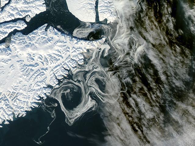 NASA image acquired October 16, 2012  The MODIS instrument on NASA's Aqua satellite captured this visible image of Sea Ice off eastern Greenland on October 16, 2012.    NASA/GSFC/Jeff Schmaltz/MODIS Land Rapid Response Team  <b><a href="http://www.nasa.gov/audience/formedia/features/MP_Photo_Guidelines.html" rel="nofollow">NASA image use policy.</a></b>  <b><a href="http://www.nasa.gov/centers/goddard/home/index.html" rel="nofollow">NASA Goddard Space Flight Center</a></b> enables NASA’s mission through four scientific endeavors: Earth Science, Heliophysics, Solar System Exploration, and Astrophysics. Goddard plays a leading role in NASA’s accomplishments by contributing compelling scientific knowledge to advance the Agency’s mission.  <b>Follow us on <a href="http://twitter.com/NASA_GoddardPix" rel="nofollow">Twitter</a></b>  <b>Like us on <a href="http://www.facebook.com/pages/Greenbelt-MD/NASA-Goddard/395013845897?ref=tsd" rel="nofollow">Facebook</a></b>  <b>Find us on <a href="http://instagrid.me/nasagoddard/?vm=grid" rel="nofollow">Instagram</a></b>  