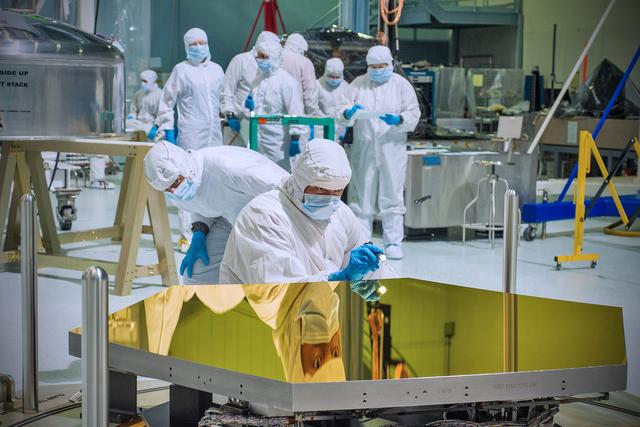NASA image: Webb Telescope Flight Mirrors Delivered to NASA