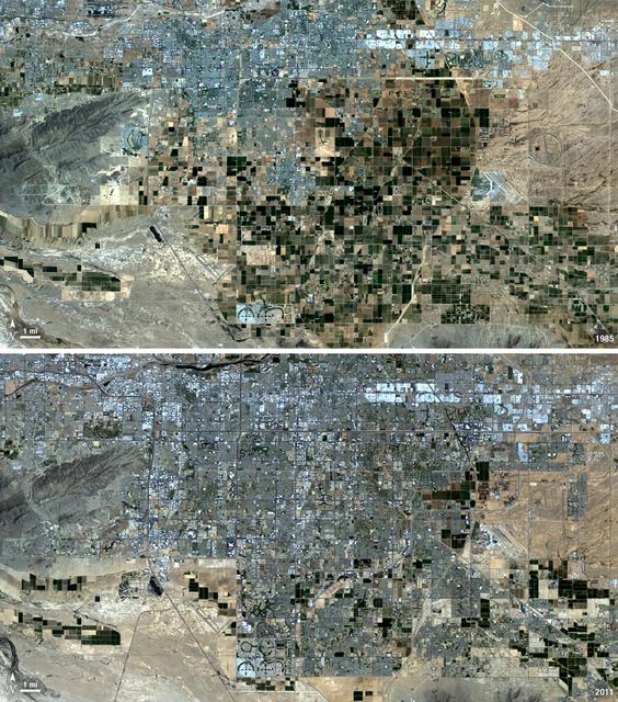 NASA image: Landsat View: Chandler, Arizona