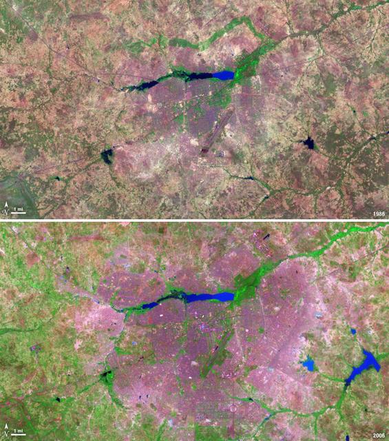 Landsat View: Ouagadougou, Burkina Faso