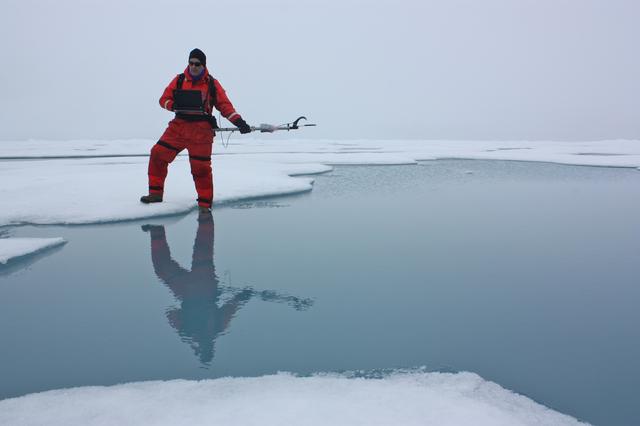 NASA image: Melt Pond Optics